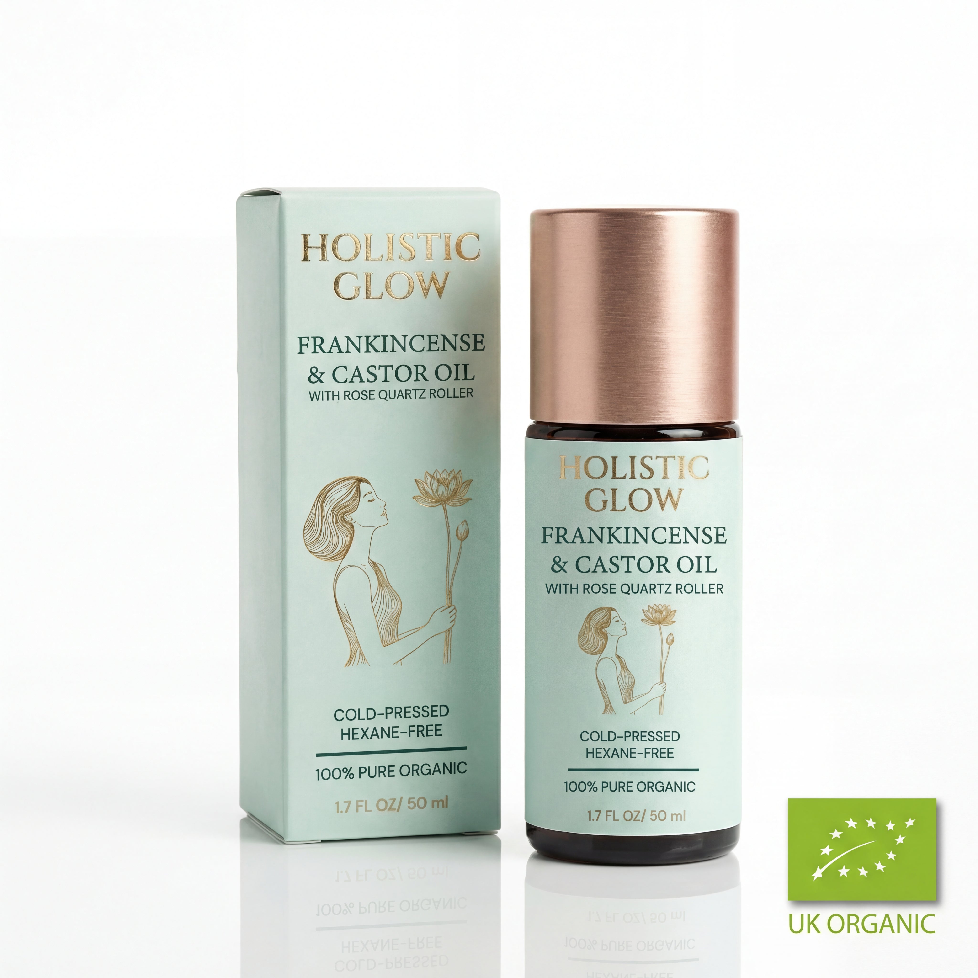 Frankincense Castor Oil Roller 100% Organic